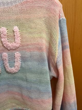 Jersey multicolor flecos Talla S