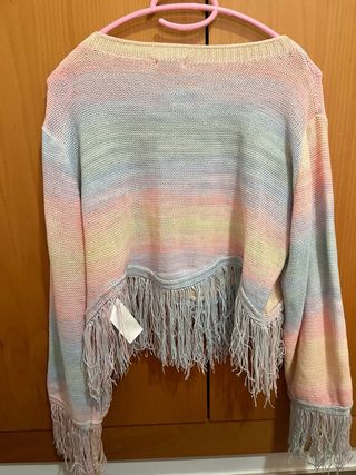 Jersey multicolor flecos Talla S