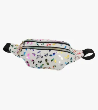 Riñonera con estampado de mariposas