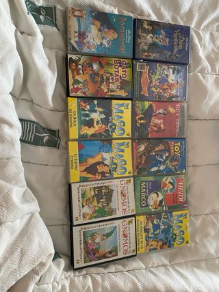 Lote Películas VHS Disney y Clásicos Infantiles