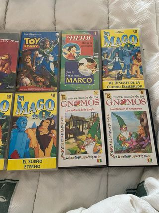 Lote Películas VHS Disney y Clásicos Infantiles
