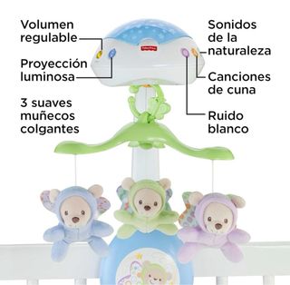 Móvil Cuna Fisher Price Estrellas Ositos