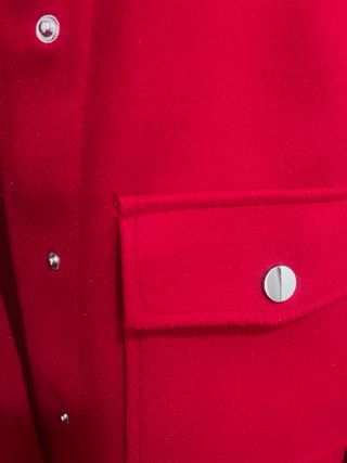 Chaqueta Stradivarius Roja Talla S