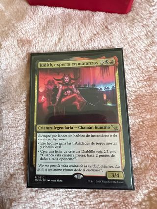 Judith, experta en matanzas Magic Card