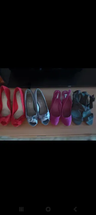 Varios con tacon Lote mismo número Los hay con un