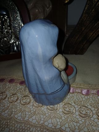 Madonna con bambino porta candela