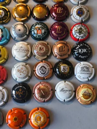 Placas de champagne y extranjeras coleccionables