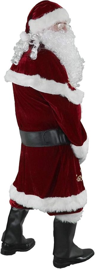 Disfraz de Papá Noel para Hombres, Conjunto de 12