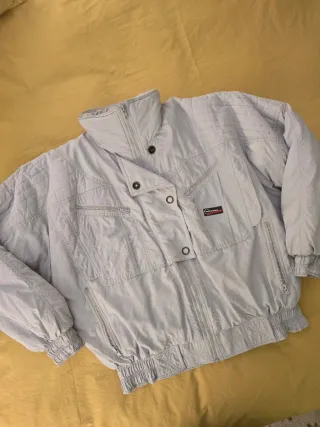 Anorak gris acolchado