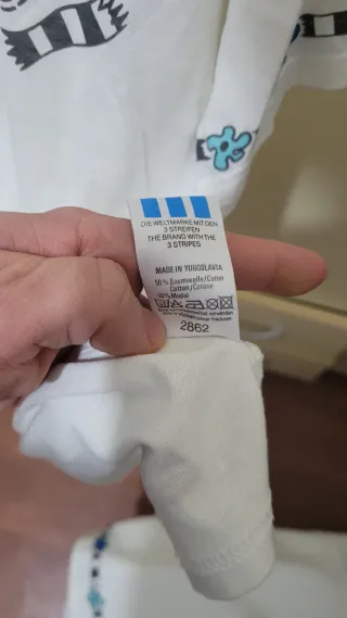 Polo Adidas Steffi Graff anni '90 Tg S