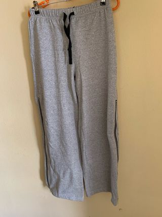 Chándal Zara cremalleras gris nuevo