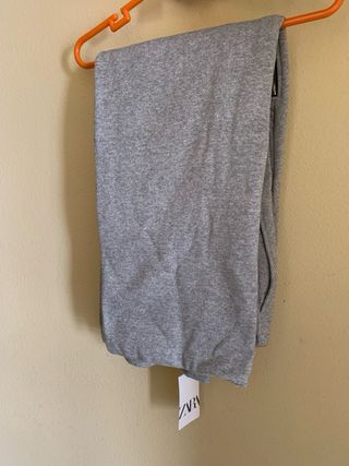 Chándal Zara cremalleras gris nuevo