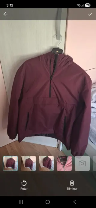 Cortavientos Hombre Primark Morado Talla M