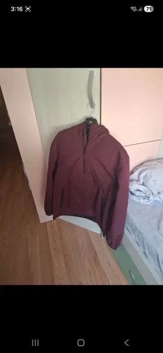 Cortavientos Hombre Primark Morado Talla M