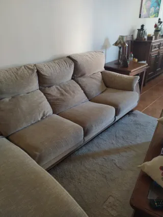 Vendo sofá 3 plazas más cherlongue, buen estado