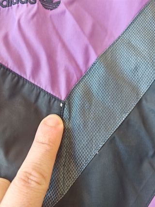 Adidas Trefoil Vintage Chaqueta L Purple Hombre