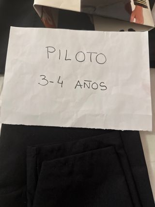 Disfraz Piloto Niño