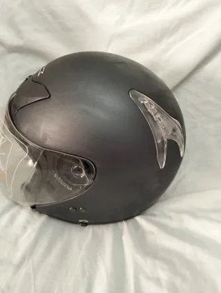 Casco de moto negro nuevo talla L