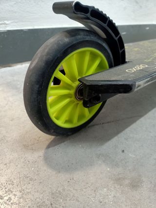 Patinete Decathlon Negro/Amarillo