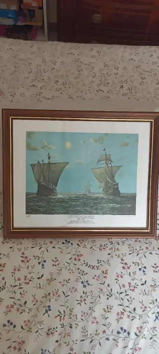 Cuadro Navíos Descubrimiento de América