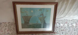 Cuadro Navíos Descubrimiento de América