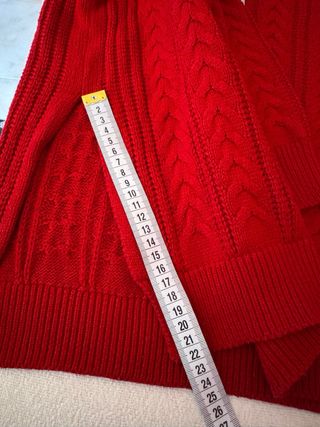 Jersey Bershka Algodón Rojo Obersize (holgado)