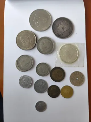 Lote de monedas antiguas