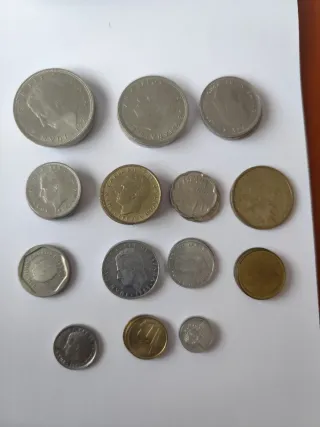 Lote de monedas antiguas