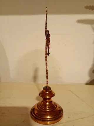 Crucifijo de mesa altar xix