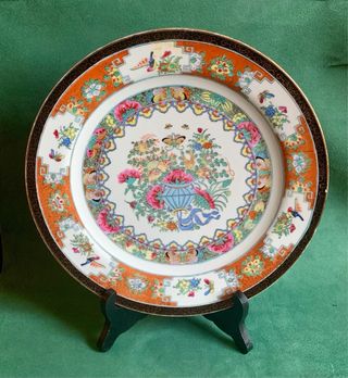 PLATO DE PORCELANA DE CANTON - CHINA