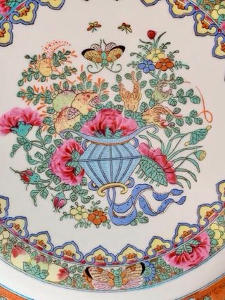 PLATO DE PORCELANA DE CANTON - CHINA