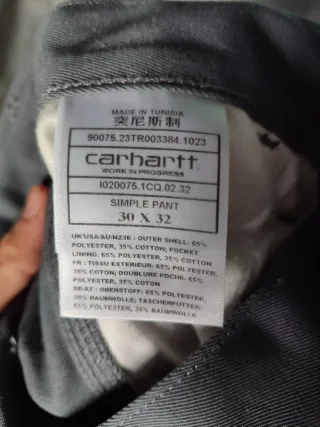 Pantalones Carhartt Gris