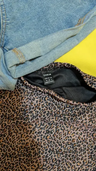 Lote 5 prendas: shorts y faldas