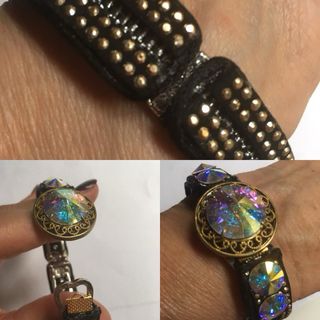 Bracciale con Cristalli  Swarovski  e Strass/