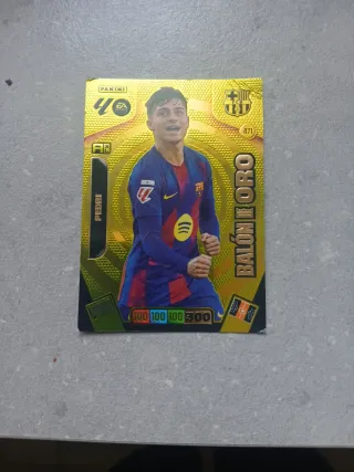 Cromo Pedri Balón de Oro 25/26 Panini