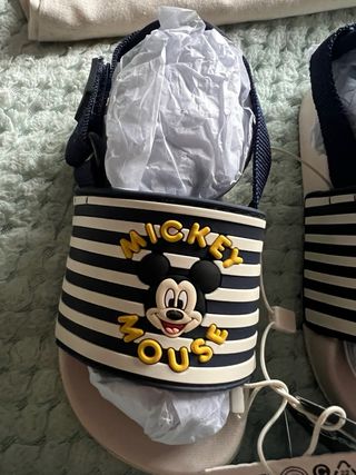 Chinelos Zara Mickey Mouse Novos Menino