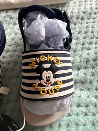 Chinelos Zara Mickey Mouse Novos Menino