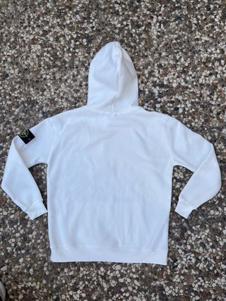 Sudadera Stone Island Hombre Blanca