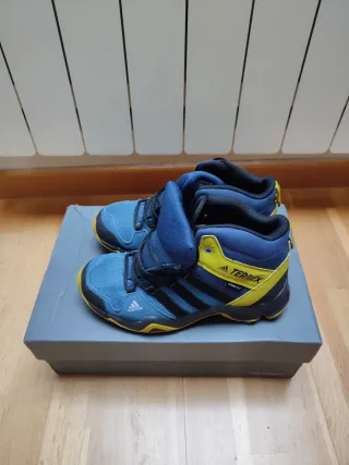 Botas Montaña Adidas Terrex Climaproof Azul/Amaril