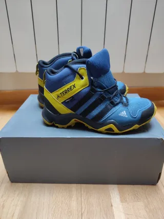 Botas Montaña Adidas Terrex Climaproof Azul/Amaril