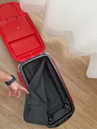 Maleta Coche Range Rover Roja Negra