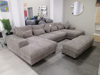 Mega Sofa Cama Chaise Longue Rinconera Kim 365cm