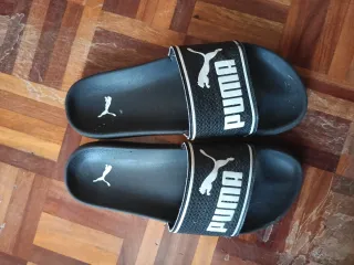 Chancletas Puma Negras