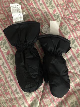 Mono y guantes nieve infantil azul