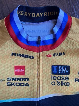 Maillot Ciclismo Jumbo Visma Amarillo