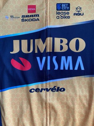 Maillot Ciclismo Jumbo Visma Amarillo