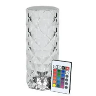 Lámpara Mesa Cristal LED Multicolor