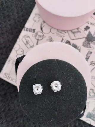 Pendientes Tous Rosa de Abril Plata. Original