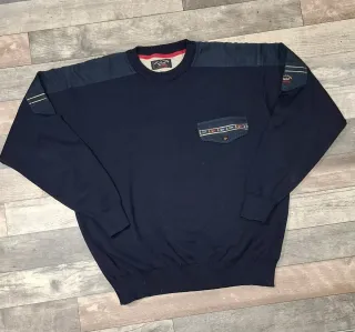 Paul Shark Pullover 100% Lana Taglia L