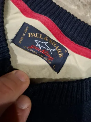 Paul Shark Pullover 100% Lana Taglia L